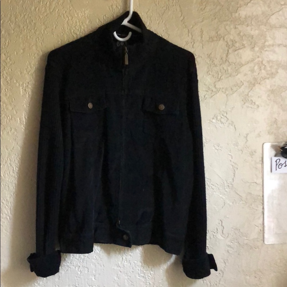 Carolyn Taylor black valore and sweater sleeves